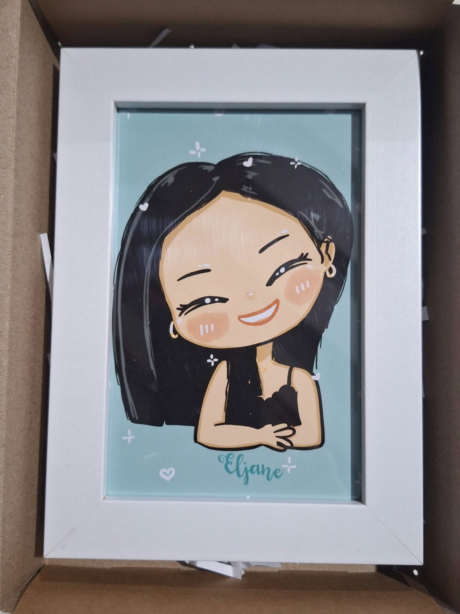 Customized Framed Chibi
