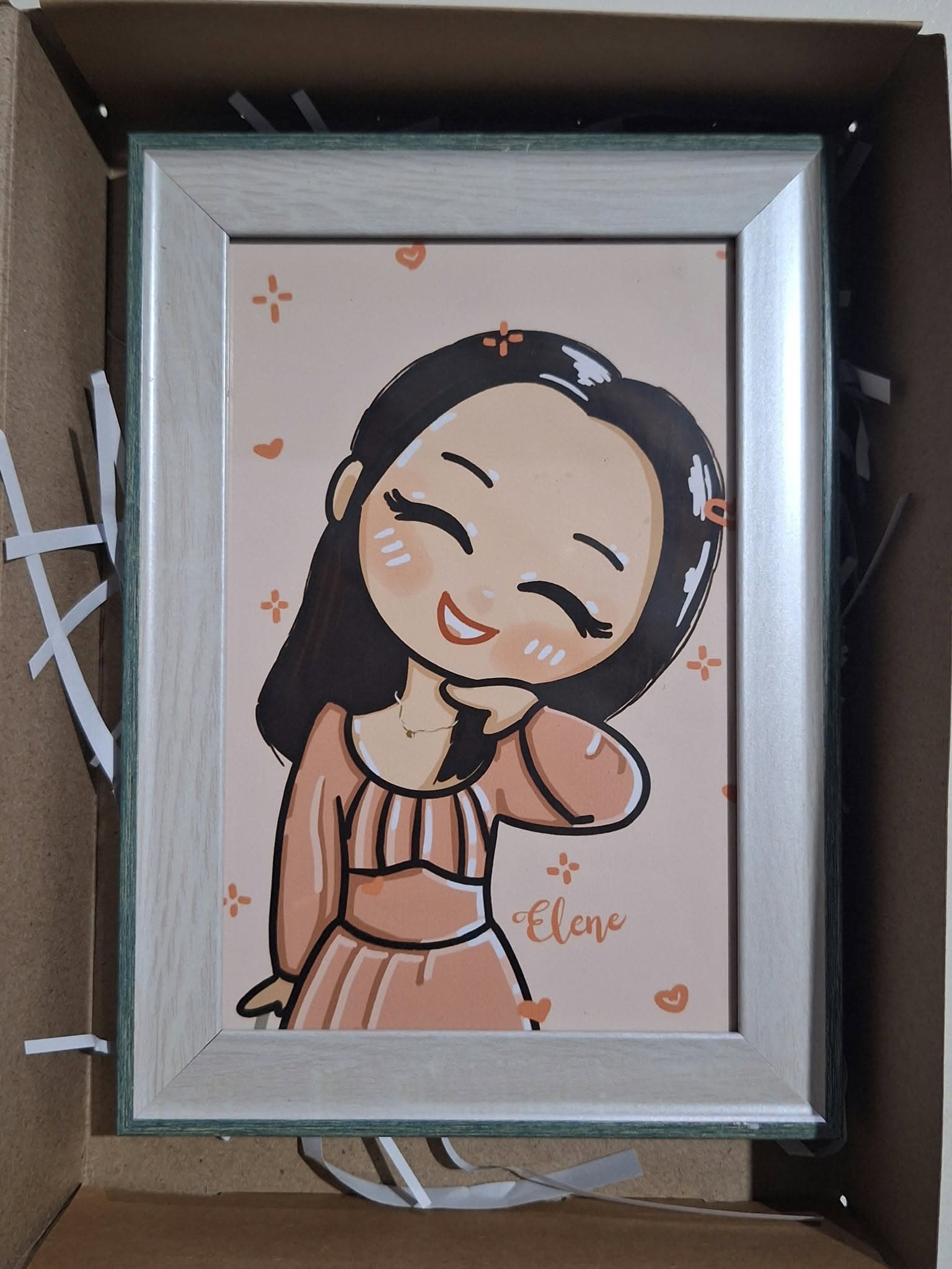 Customized Framed Chibi thumbnail 4
